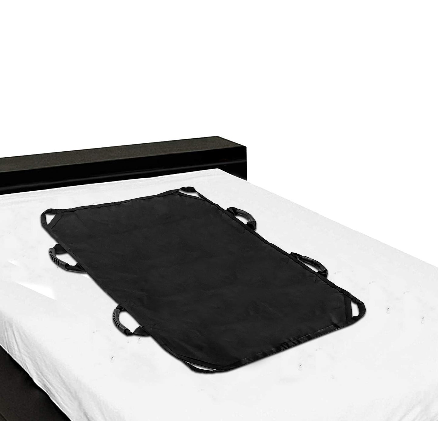 KosmoCare Patient Aid Positioning Sheet With Handles 42" X 36",Made With A Double Layer For Added Strenght,Transfer Sheet For Turning,Repositioning & Sitting Up,Washable Patient Positioning Sheet