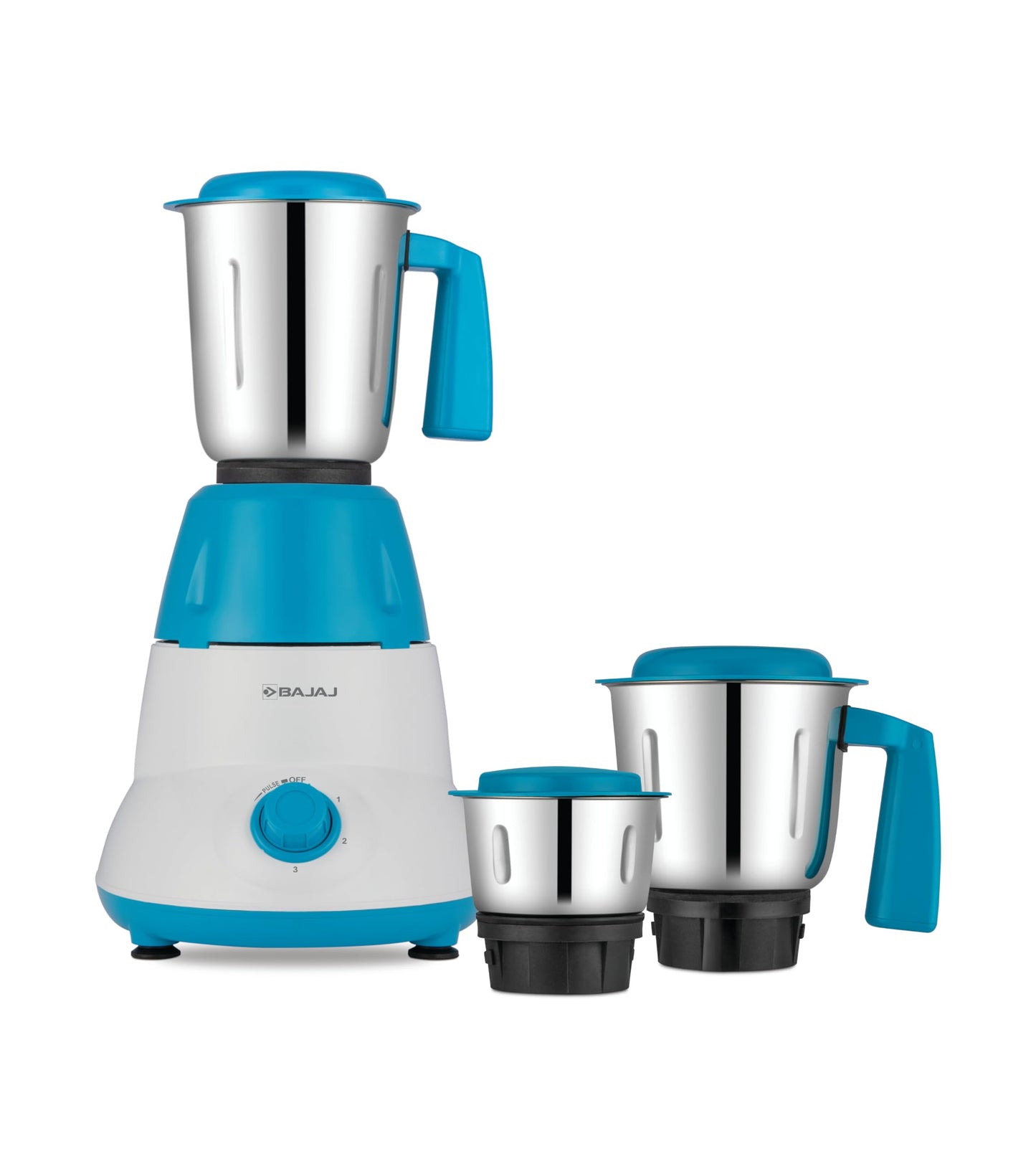 Bajaj Rex Mixer Grinder 500W|Mixie For Kitchen With Nutri-Pro Features|3 SS Mixer Jars For Heavy Duty Grinding|Adjustable Speed Control|Multifunctional Blade System|2 Year Warranty By Bajaj|Purple