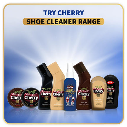 Cherry Blossom Sports Shoe Cleaner With Free Brush - 75Ml | Cleans All Non-Leather Shoes In Minutes, White