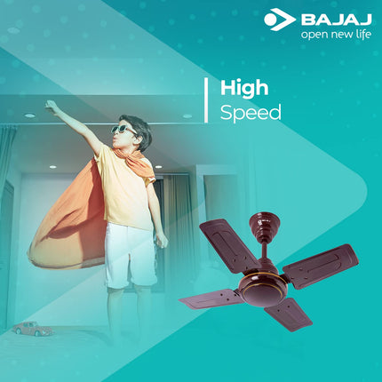 Bajaj Maxima 600 mm Ceiling Fan (Brown)