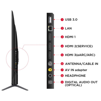 TCL 164 cm (65 inches) 4K Ultra HD Smart QLED Google TV 65C61B (Black) 