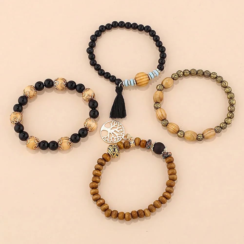 Shining Diva Fashion Bohemian Stackable Multilayer Hamsa Hand Evil Eye Lucky Protection Bracelets Multicolor Crystal Charm Beaded Bracelet for Women Girls