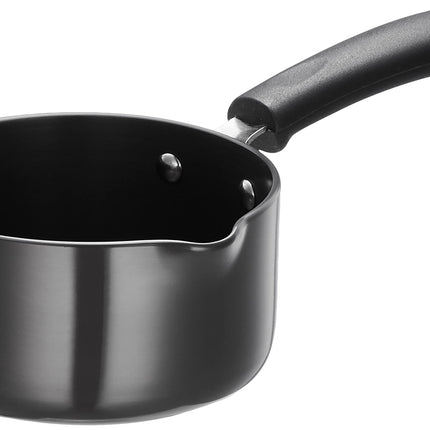 Amazon Brand - Solimo Stainless Steel T Pan with Glass Lid & Induction Base, 1.5 Litre