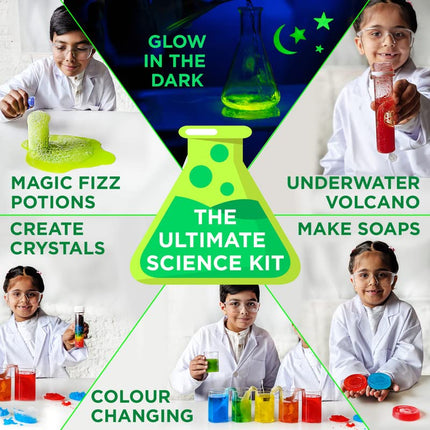 Einstein Box Science Gift Set for Boys & Girls Ages 6-8-10-12-14 Years | Birthday Gifts Ideas for Kids | STEM Learning Toys for 6,7,8,9,10,11,12,13,14-Year-Olds | 2-in-1 Learning Set |