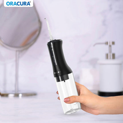 ORACURA® OC300 PRO Smart Pro Water Flosser® Blue | 365 Days Warranty | 4 Modes | Micro-Bubble Technology | 8 Nozzle Tip | 4 Vibrant Colours | 300ml Water Tank