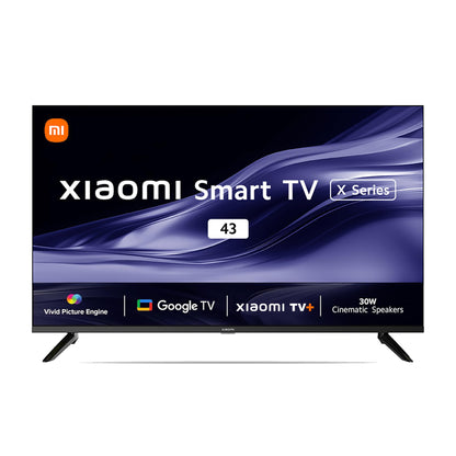 Xiaomi 108 cm (43 inches) A Pro 4K Dolby Vision Smart Google TV L43MA-AUIN (Black)