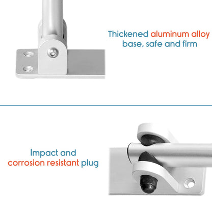 KosmoCare Wall Mounted Flip up Aluminum Grab Bar Rails 23.6 Inch Toilet Handrails Bathroom Safety Bar Hand Support