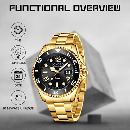 LONGBO Master Royale Analog Stainless Steel Watch For Men