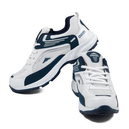 ASIAN Future-01 White Blue Running,Sports,Walking,Gym Shoes for Men…