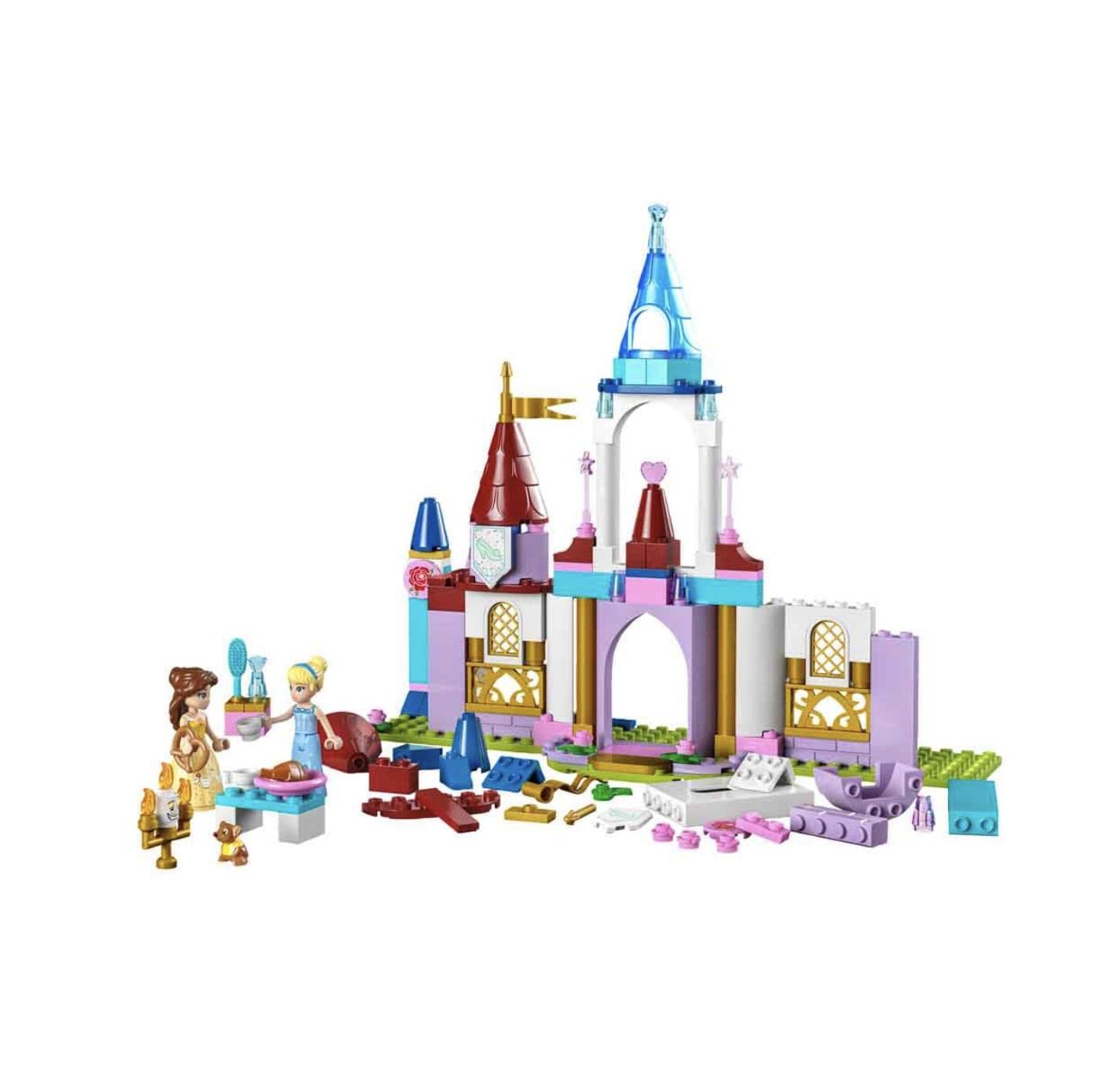 LEGO Disney: Disney Princess Creative Castles 43219 Building Toy Set (140 Pieces),Multi