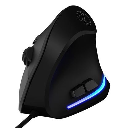 ZEBRONICS-Transformer-M with a High-Performance Gold-Plated USB Mouse: 6 Buttons, Multi-Color LED Lights,High-Resolution Sensor with max 3600 DPI, and DPI Switch(Black)