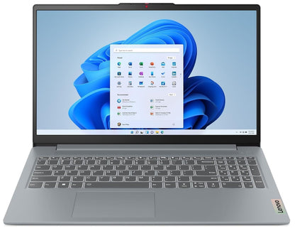 Lenovo IdeaPad Slim 3 12th Gen Intel® Core™ i5-12450H 15.6 inch (39.6cm) FHD Laptop (16GB/512GB SSD/Windows 11/Office 2024/Alexa Built-in/1Yr ADP Free/3 Month Game Pass/Arctic Grey/1.62Kg), 83ER00KPIN