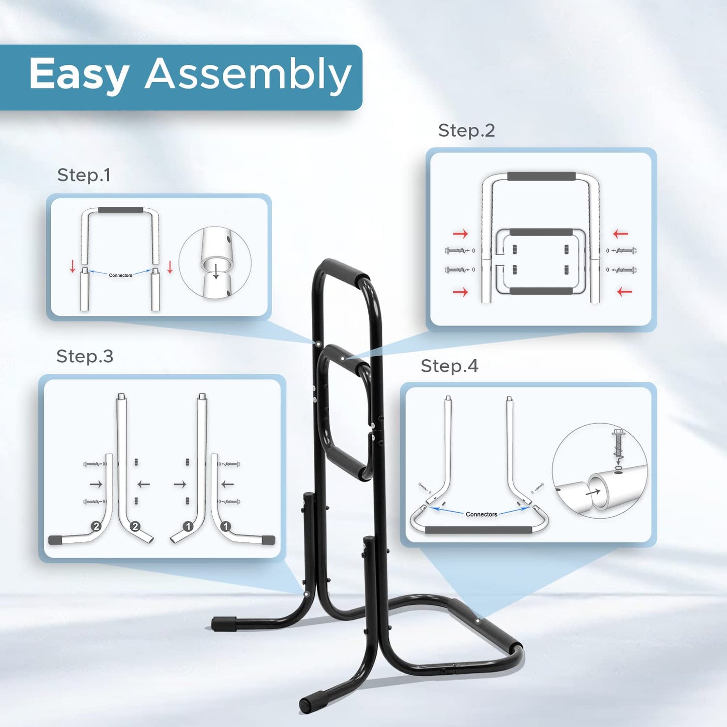 KosmoCare Chair Stand Assist | Chair Lift Device for Seniors | Bed Rails | Grab Bar Standing Aids | Elderly Assistance Products for Standing and Sitting | Assist Handle for Couch |Support Stand