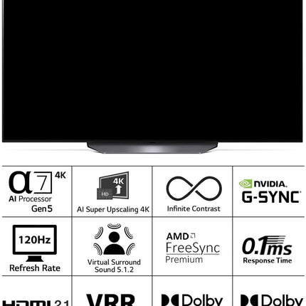 LG 139 cm (55 inches) 4K Ultra HD Smart OLED TV 55B2PSA (Black) 