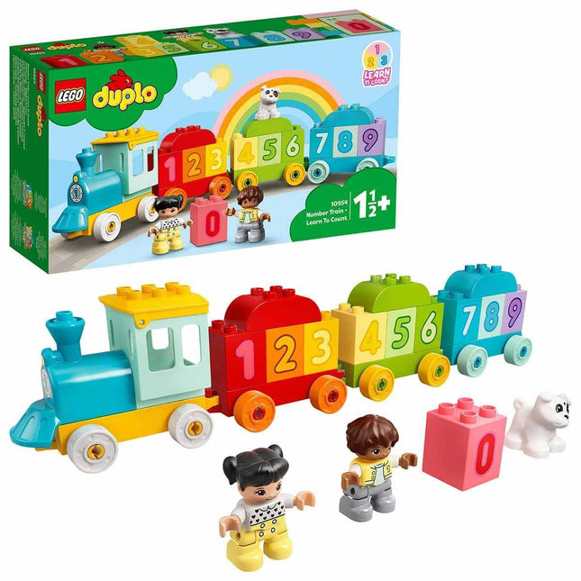 LEGO Duplo My First Number Train, Learn to Count 10954 Building Toy (23 Pieces), Multi Color