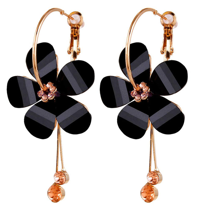 YouBella Jewellery Earings Gold Plated Floral Earrings for Girls and Women