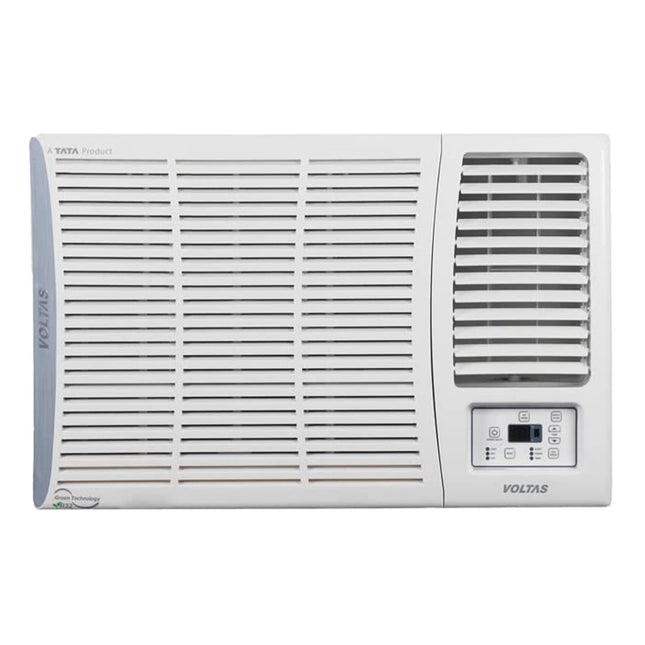 Voltas 1.5 Ton 3 Star, Turbo Mode Window AC (Copper Condenser, Anti-Rust Coating, Anti-Freeze Thermostat, 2023 Model, AC 1.5T 183 Vectra Pearl, White) 