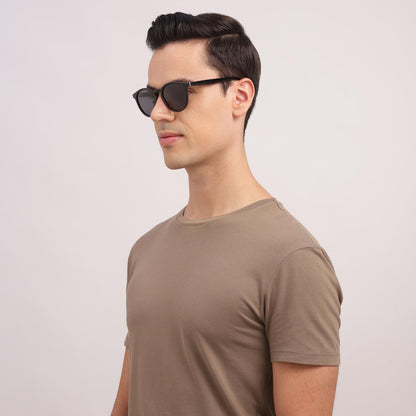 Vincent Chase By Lenskart | Full Rim Round | Polarization And 100% Uv Protected | Men & Women | Large | VC S13972