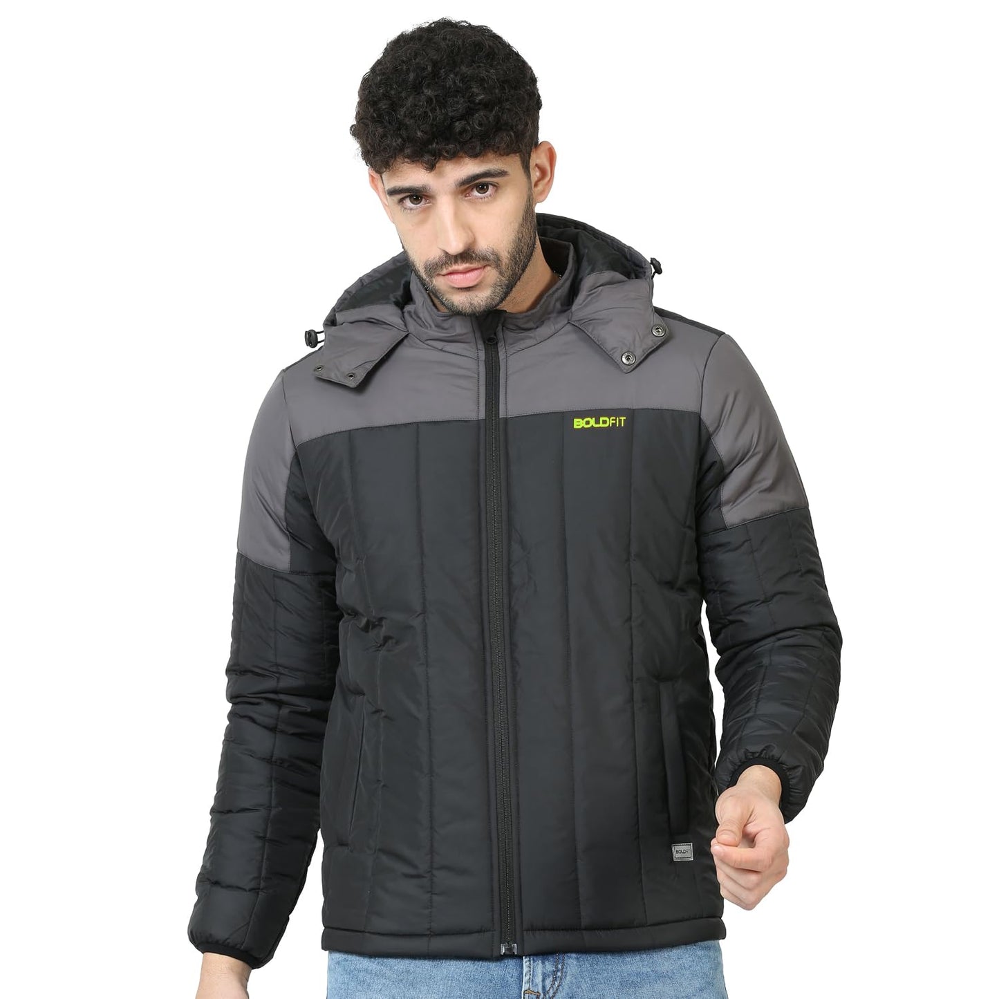 Boldfit Jacket For Men Winter Wear Puffer Jacket For Men Monsoon Winter Wear for men Men Hooded Winter Jackets For Men Padded Bomber Jacket For Men Full Sleeve Mens Jacket Winter Mens jacket Man