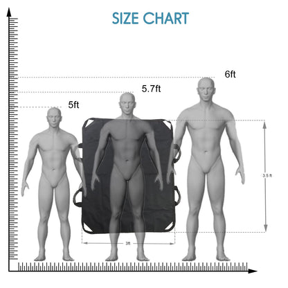 KosmoCare Patient Aid Positioning Sheet With Handles 42" X 36",Made With A Double Layer For Added Strenght,Transfer Sheet For Turning,Repositioning & Sitting Up,Washable Patient Positioning Sheet