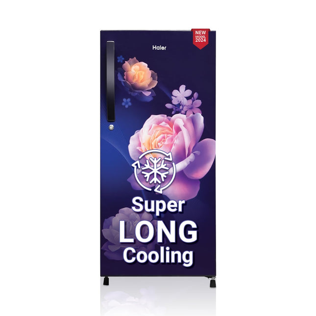 Haier 190 L, 2 Star, Direct-Cool Single Door Refrigerator (HED-202MN-P, Marine Noisettes, 2024 Model) 