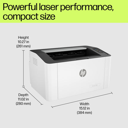 HP Laser 1008W Monochrome Laser Printers,Wireless,Single Function,Print,Hi-Speed USB 2.0Up to 21 Ppm,150-Sheet Input Tray,100-Sheet Output Tray,10,000Page Duty Cycle,1Year Warranty,Black&White,714Z9A 