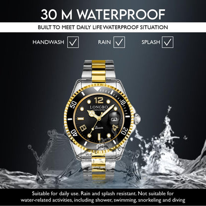 LONGBO Master Royale Analog Stainless Steel Watch For Men