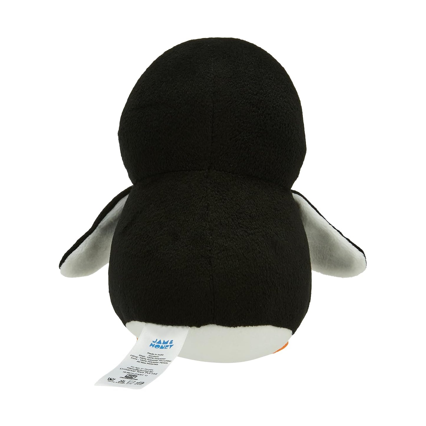 Amazon Brand - Jam & Honey Soft Penguin Plush Toy for Kids | Soft Toy for Boys and Girls | Super-Soft and Safe| Ideal for Gifting | Height 17 cm | Black and White