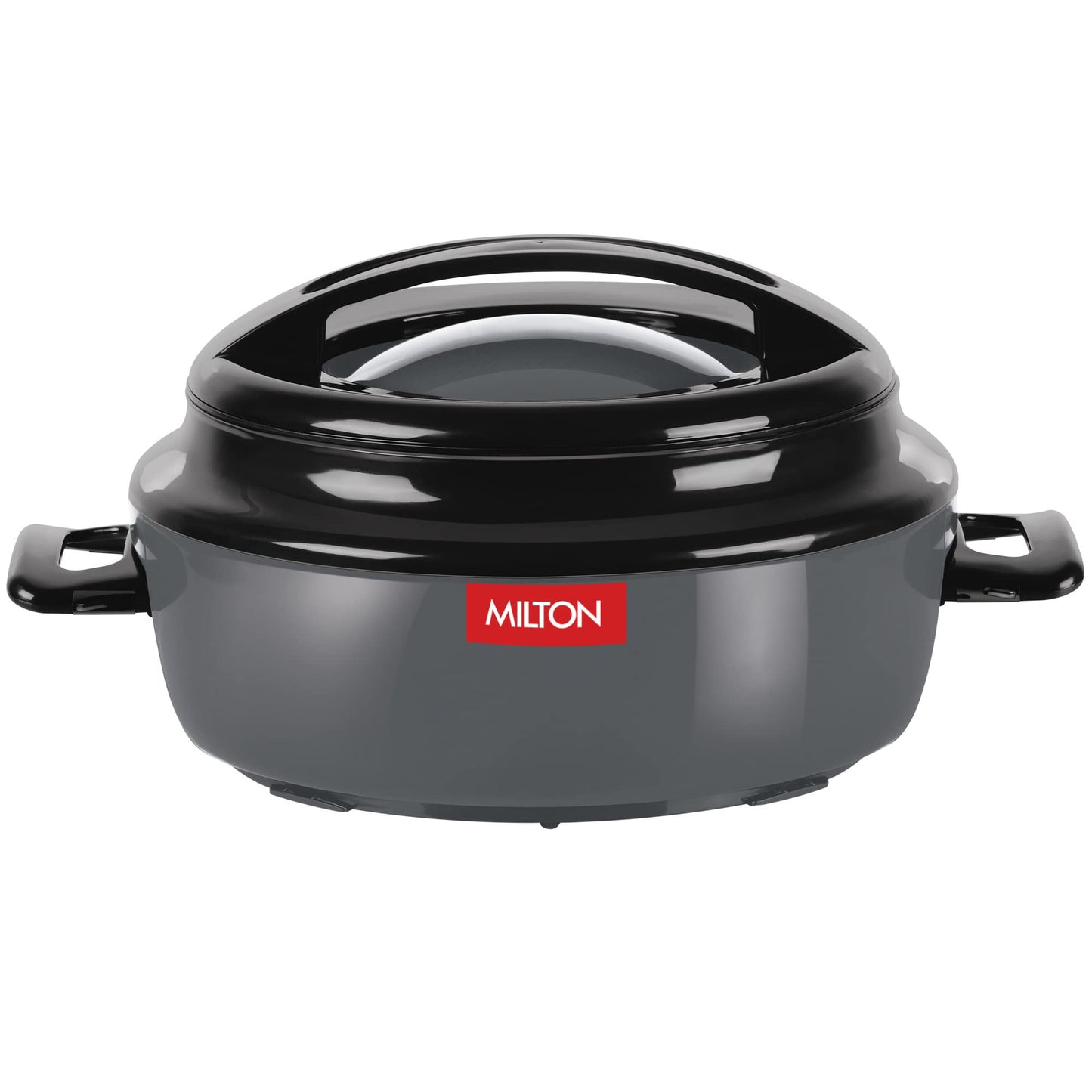 Milton Micronova Jr. Gift Set Inner Stainless Steel Casserole, Set of 3 (380 ml, 775 ml, 1345 ml), Grey, BPA Free, Food Grade, Hot and Cold, Microwaverable Steel, Dishwasher Safe, Chapati, Roti