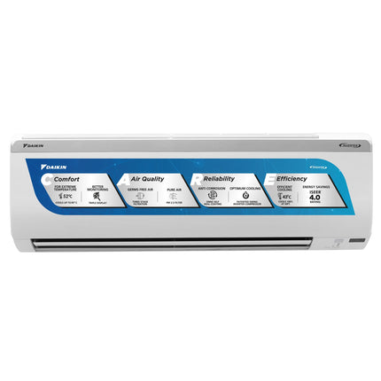 Daikin 1.5 Ton 3 Star Inverter Split AC (Copper, PM 2.5 Filter, Triple Display, Dew Clean Technology, Coanda Airflow, 2024 Model, MTKL50U, White) 