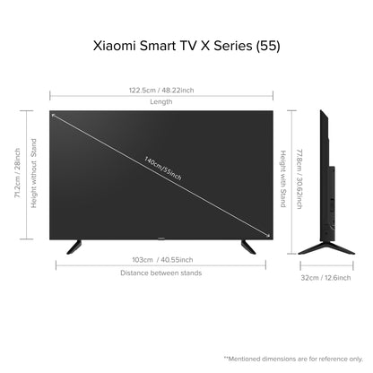 Xiaomi 108 cm (43 inches) A Pro 4K Dolby Vision Smart Google TV L43MA-AUIN (Black)