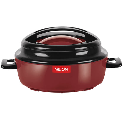 Milton Micronova Jr. Gift Set Inner Stainless Steel Casserole, Set of 3 (380 ml, 775 ml, 1345 ml), Grey, BPA Free, Food Grade, Hot and Cold, Microwaverable Steel, Dishwasher Safe, Chapati, Roti