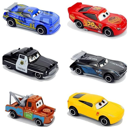 Galaxy Hi-Tech Mini Metal Die Cast Car Set Of-6 Toy Vehicle Play Set Free Wheel High Speed Unbreakable For Kids,Small Racing Car For Exciting Playtime Adventures,Movie Vehicle Car For Kids,Multicolor