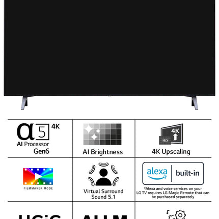 LG 108 cm (43 inches) 4K Ultra HD Smart LED TV 43UR7500PSC (Dark Iron Gray) 