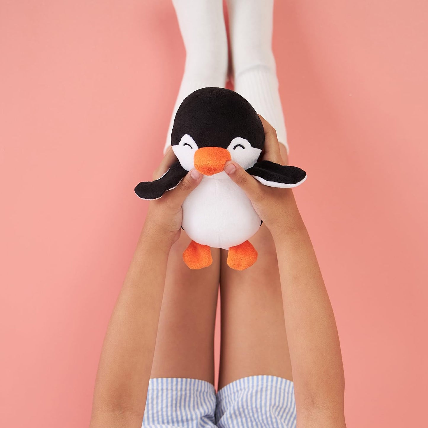 Amazon Brand - Jam & Honey Soft Penguin Plush Toy for Kids | Soft Toy for Boys and Girls | Super-Soft and Safe| Ideal for Gifting | Height 17 cm | Black and White