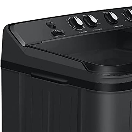 Samsung 9.5 Kg, 5 Star, Semi-Automatic Washing Machine (WT95A4260GD/TL, Air Turbo Drying, Dark Gray, Awarded as Washing Machine Brand of the year) 