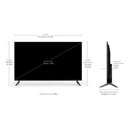 acer 126 cm (50 inches) I Pro Series 4K Ultra HD LED Smart Google TV AR50UDIGU2875AT (Black) 