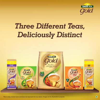 Tata Tea Gold | Premium Assam teas with Gently Rolled Aromatic Long Leaves | Rich & Aromatic Chai | Black Tea | 500grams