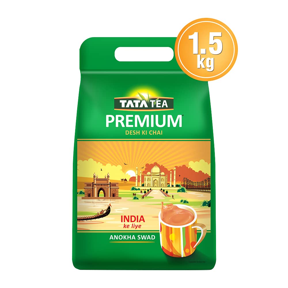 Tata Tea Premium | Desh Ki Chai | Unique Blend Crafted For Chai Lovers Across India | Black Tea | 1.5kg Powder