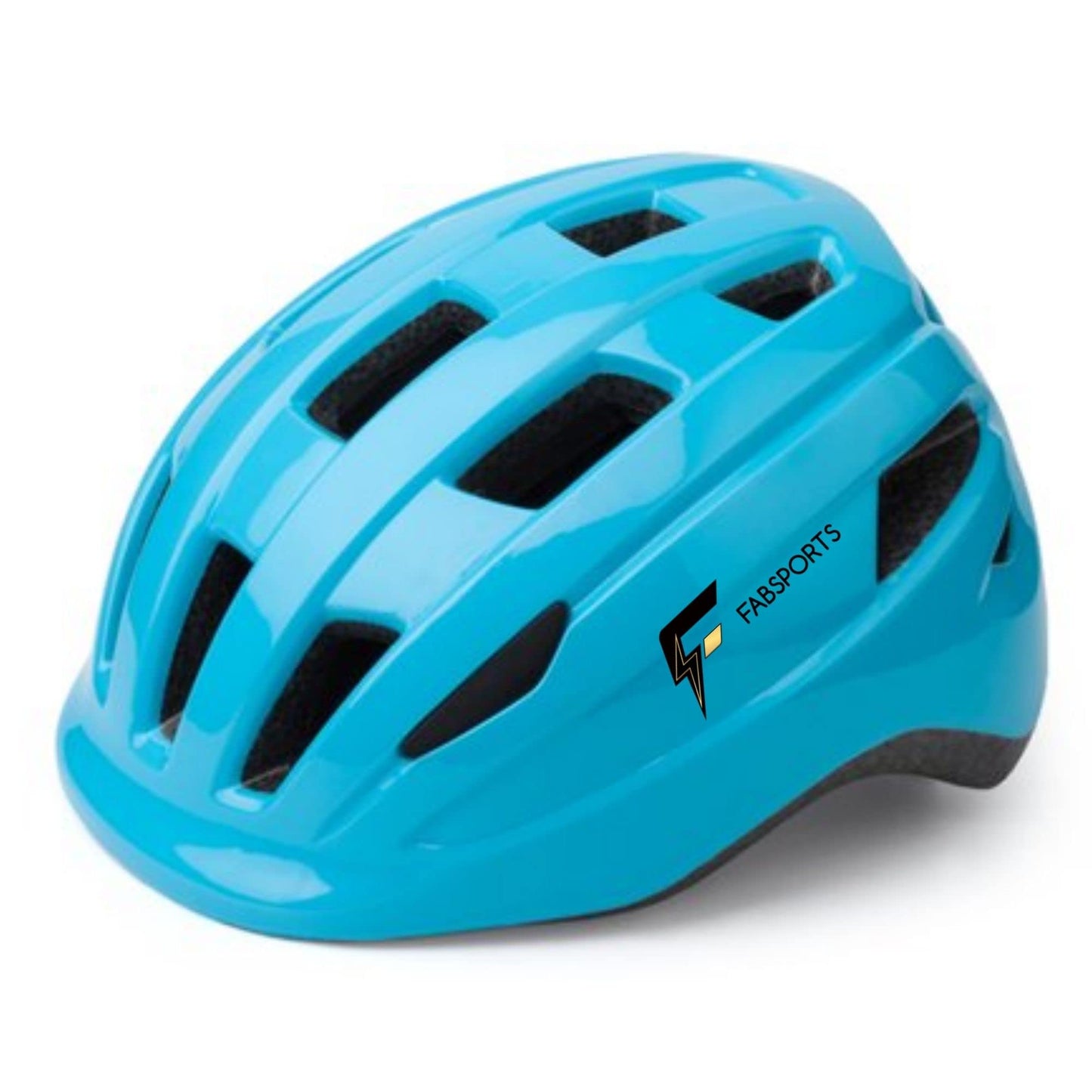 FABSPORTS Solid Safety Helmet for Kids (5-12 Years), Light Weight Bicycle/Bike Helmet, Adjustable Size, Superior Ventilation for Cycling/Skating/Skate Boarding (Dark Blue)