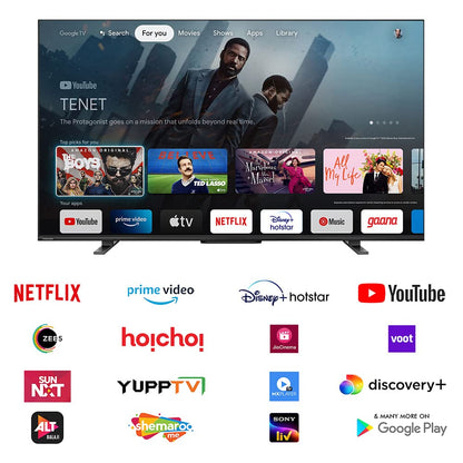 TOSHIBA 108 cm (43 inches) C450ME Series 4K Ultra HD Smart QLED TV 43C450ME (Silver)