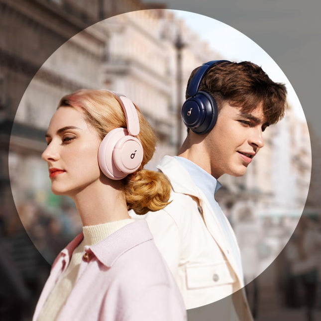 soundcore Anker Life Q30 Hybrid Active Noise Cancelling Headphones Bluetooth with Multiple Modes, Hi-Res Sound Bluetooth Headphones, Custom EQ via App, 50H Playtime, Multipoint Connection 