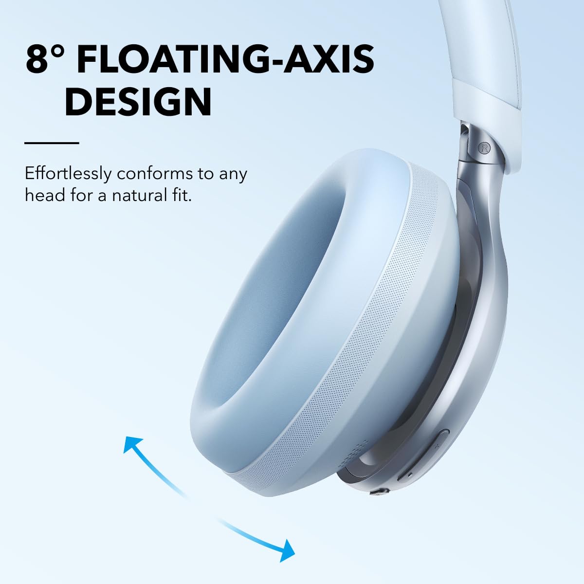 soundcore by Anker,Space One,Active Noise Cancelling in Ear Headphones,2X Stronger Voice Reduction,40H ANC Playtime,App Control,Ldac Hi-Res Wireless Audio,Comfortable Fit,Clear Calls,Bluetooth 5.3