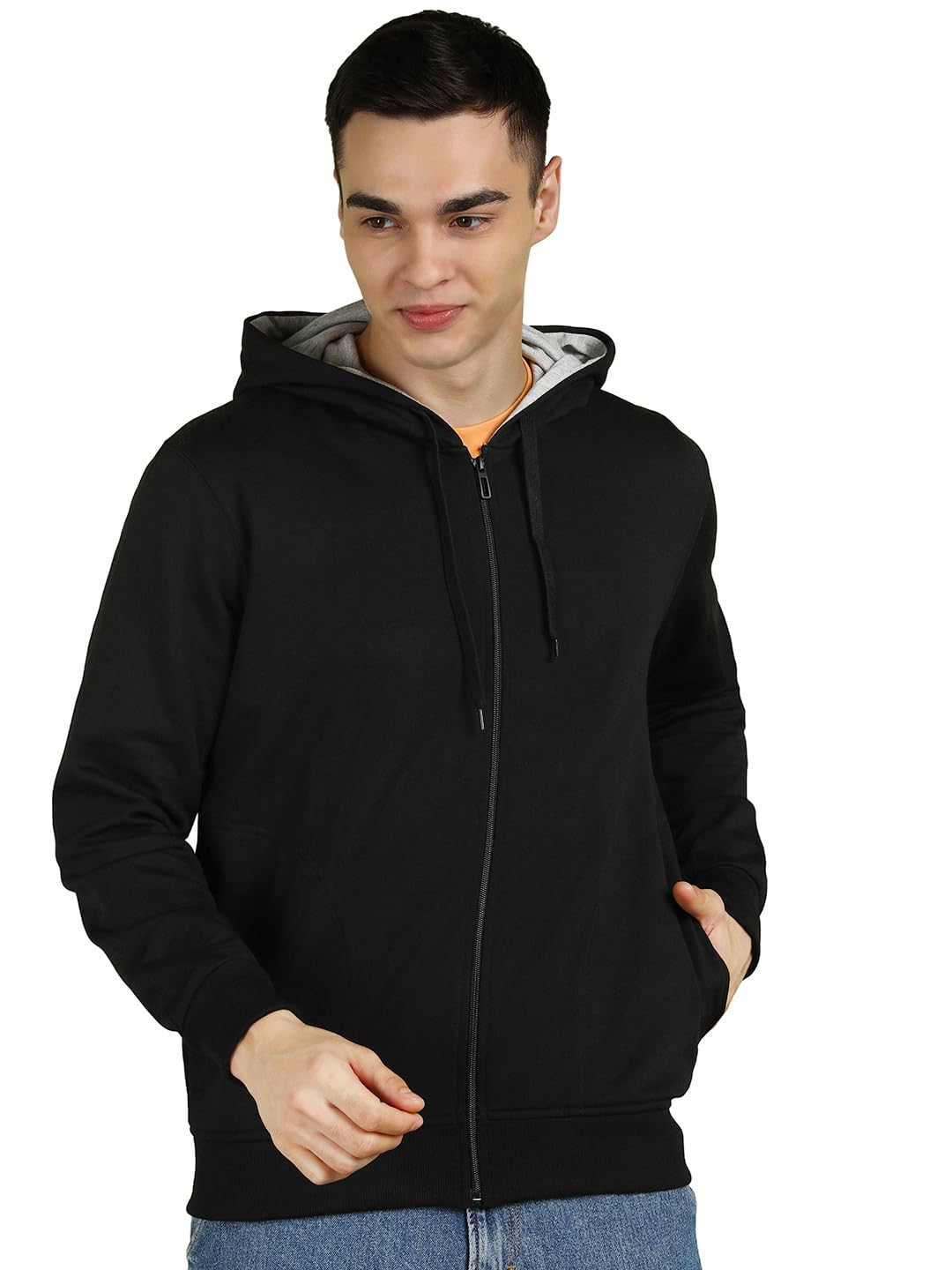 Alan Jones Clothing Men's Cotton Hooded Sweatshirt