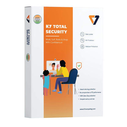 K7 Total Security 2024-1PC 1 Year (Activation Card) (Activation Key Card)