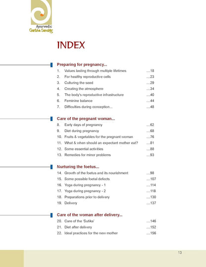 Ayurvedic Garbha Sanskar / Sampurna Ayurveda (Half Million+ Copies Sold) English Book by Dr. Balaji Tambe (Mother & Baby Care During and After Pregnancy)