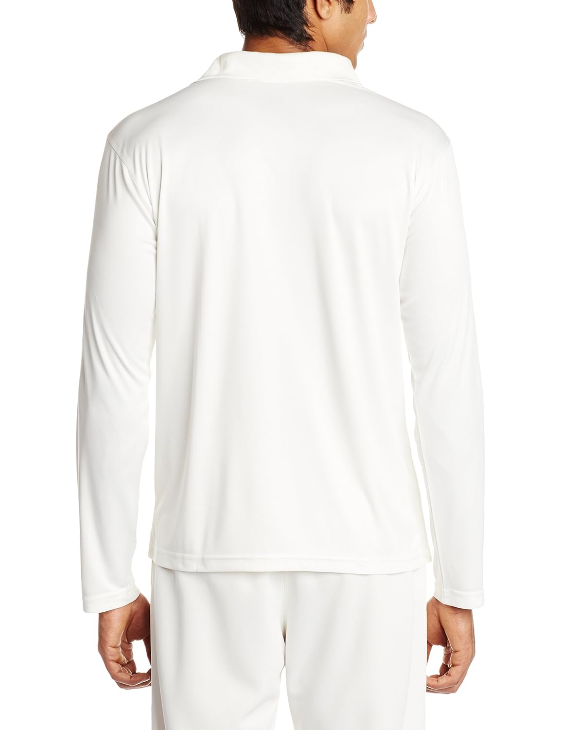 SG Men Club Full Sleeves Cricket Relaxed Fit Shirt, Small (White)