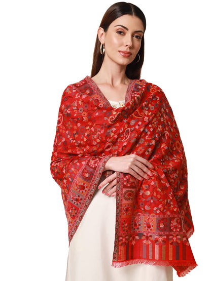 Pashmoda - Women’s Kaani Wool Blend Shawl, Wrap