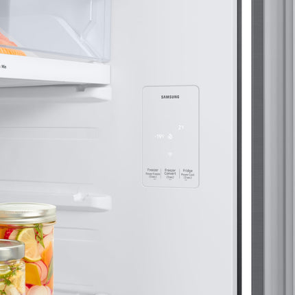 Samsung 465 L, 1 Star, Optimal Fresh+, Digital Inverter, Frost Free Double Door AI Enabled Smart Refrigerator with WiFi (RT51DG682AS9TL, Refined Inox, 2025 Model)