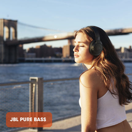 JBL Tune 760NC, Wireless Over Ear Active Noise Cancellation Headphones with Mic, Upto 50 Hours Playtime, Multi-Device Connectivity, Pure Bass, AUX & Voice Assistant Support for Mobile Phones (Blue) 